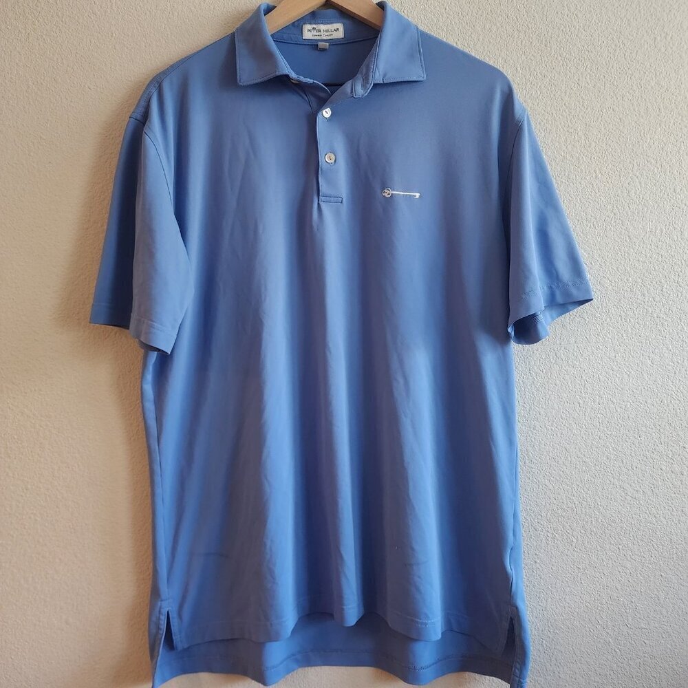 Peter Millar Polo Shirt Mens Medium Summer Comfort Golf Performance